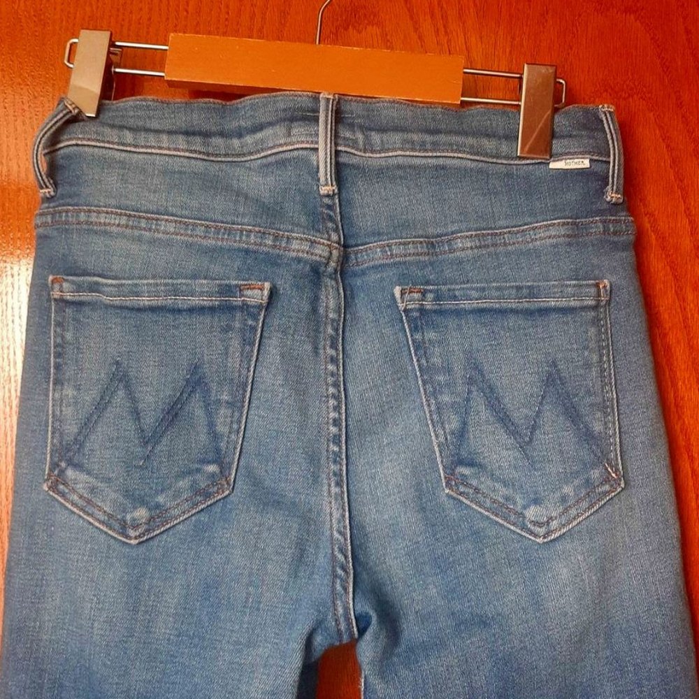 cropped Mother flare jeans